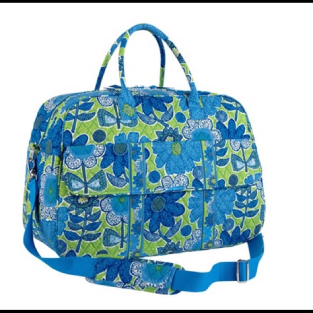 Vera Bradley GRAND TRAVELER Duffle Doodle Daisy